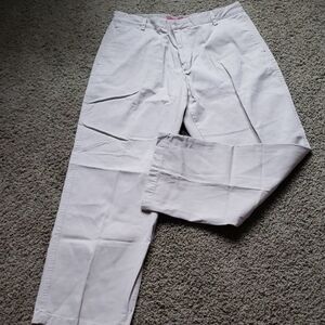 Arrow Men's Cream Chino Khakis 38x32